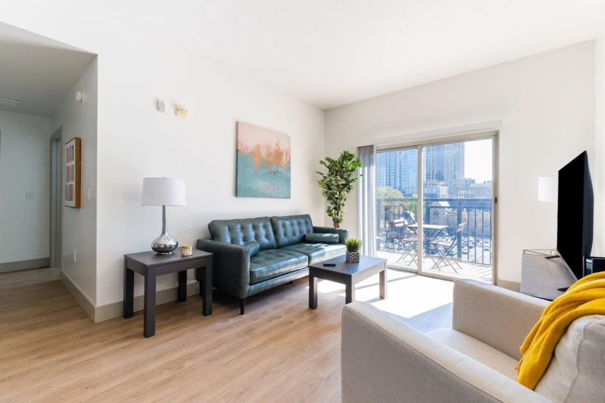 3Br Modern Downtown Apartment With Gym & Office Charlotte Esterno foto